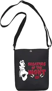 XYANFA Rock Horror Cosmetic Bag Picture Show Gift Fans Gift Horror Movie Themed Gifts, Creature Night Crossbody Bag, big, Fashion