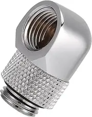 Tihebeyan 90 -PC -PC Water Enforcement Two Tactile Adaptation lbogen of Efficient Leakage, Suitable for Soft and Hard Tubes, Brass g1/4 Thread, Applied to Water Cooling or Owner of The Building