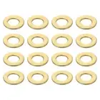 400Pcs Brass Flat Washer, M2.5x5x0.4mm Brass Washer Assortment for Screws Bolts