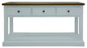 VI Montreal Solid Timber 3 Drawer Console Table