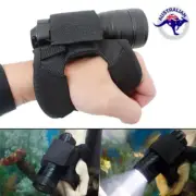 Adjustable Scuba Diving Underwater LED Torch Flashlight Light Holder Glove