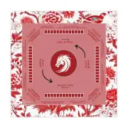 Red Mahjong Mat 30x30 - Durable Playing Surface for Great Game Night Experience