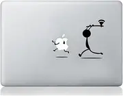 Man with Axe Apple Stickers MacBook Laptop Decal Art Graphic Vinyl Funny Mural