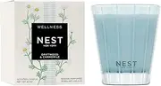 [NEST New York] Scented Classic Candle, Driftwood & Chamomile - 8.1 oz - Up to 60-Hour Burn Time - Reusable Glass Vessel