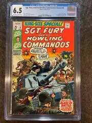 Sgt. Fury and His Howling Commandos Annual 6 CGC 6.5 Marvel Amricons Stan Lee