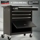 BULLET Pro 4 Drawer Tool Box Cabinet Trolley Storage Garage Toolbox Organiser