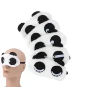 Plush Panda Face Eye Mask Travel Sleeping Soft Eyeshade Portable Sleeping Cov CR