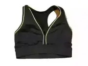 Onzie Flow Yoga Hyper Beam Racerback Bra 3095 Size S/M Black