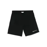 [Alexander Mcqueen] Alexander Mcqueen Logo-embroidered Swim Shorts L BLACK