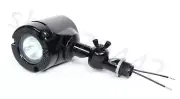 NEW LUMA Fixture - Cast Metal Outdoor Flood Light Fixture Black Gloss Wired