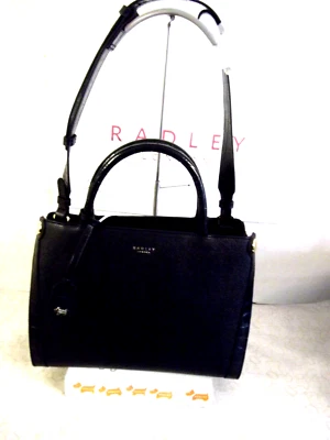 RRP £249 RADLEY BLACK LEATHER MULTIWAY BAG LANSDOWNE LANE BNWT