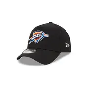 Oklahoma City Thunder NBA Essentials Black 9FORTY A-Frame Snapback