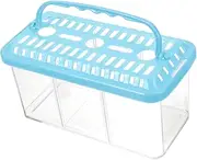 DRESSOOS Box Fish Transport Container Fish Home Small Aquarium Goldfish Aquarium Tank Breeding Goldfish Tank Shrimp Breeding Container Plastic