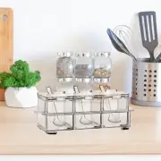 Clear Seasoning Box Set with Lid Condiment Container