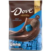 DOVE PROMISES Milk Chocolate Mothers Day Candy, 136 Piece Bulk Candy Bag...