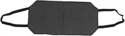 GRCFUMO Canvas Firewood Carrier Log Bag, Large Indoor Fireplace Log Carrier Holders, Portable Wearproof Firewood Bag for Camping, BBQ Indoor, Outdoor (Black)