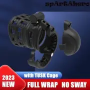 Removable Slide Cage Matched Full Wrap Ring Preventing Erections Chastity Device