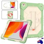 For iPad 7th 8th 9th Gen Heavy Duty SWIVEL SHOCK Rotate Kids Children Case Cover