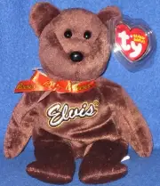 TY COCO PRESLEY the (BROWN) BEANIE BABY - MINT with MINT TAG