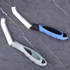 Toilet Lid Crevice Cleaner Compact Ergonomic Handle Grout Brush Set for Tile