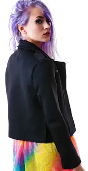 [UNIF] Neoprene Moto Jacket