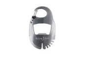 Nite Ize DoohicKey 4-In-1 Pet Tool Comb Nail File Bottle Opener Tick Remover SLV