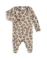 Paigelauren Girls' Baby Hacci Footie Romper - Baby