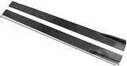 86.6'' 2.2m Black/Carbon Car Side Skirt Extension Lip Splitter Front Skirt Side Compatible for Lexus IS200T IS250 IS350 ISF GS350 GS450H(2.2m Black)