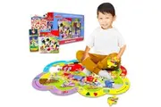 Mickey Mouse Foam Floor Puzzle - 40 Pieces Bundle with Look and Find Book, Stickers More