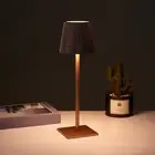 Cordless LED Lamp with 3600mAh Battery Stepless Dimming Brown