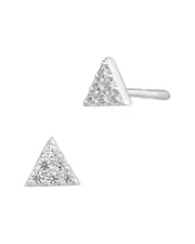 Savvy Cie Silver CZ Studs