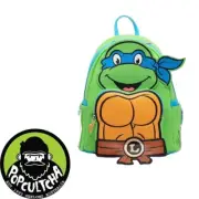 Teenage Mutant Ninja Turtles - Leonardo Cosplay 10" Faux Leather Mini Backpack
