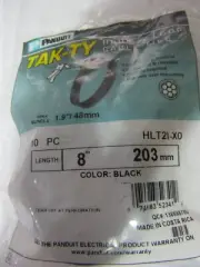 PANDUIT TAK-TY HOOK & LOOP CABLE TIES 203mm QUANTITY 10