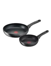 [Tefal] Ultimate Non-Stick Induction Frypan 20/26cm Set of 2 in Black
