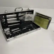 21 PC Grill Accessories Kit with Mini Cooler - Professional BBQ Tool Set