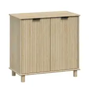 Randy Swedish Sideboard Storage Cabinet Cupboard 2-Doors Oak