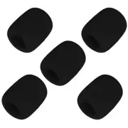 5Pcs Microphones Cover Sponge Foams Mics Cover Protective Caps Microphones