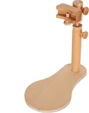 Nutriess Embroidery Frame Holder Wooden Hoop Stand DIY Craft Accessories Cross Stitch Enthusiast Adjustable Support Frame for Needlework Projects