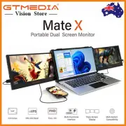 Dual Portable Triple Fold USB C FHD Screen Monitor Extender for Laptop 13"-17.3"