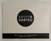 Savvy & Sorted, 146 White Preprinted Minimalist Spice Jar Labels
