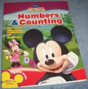 Mickey Mouse Clubhouse Numbers and Counting Workbook New FREE SHIPPING