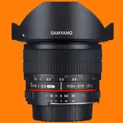 Samyang 8mm f/3.5 AS MC Fisheye CS II DH Lens for Canon - Brand New