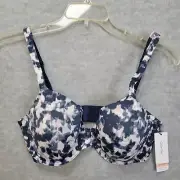 Calvin Klein Perfectly Fit Full Coverage Bra F3837 Blue Tie Dye Womens 38D NWT