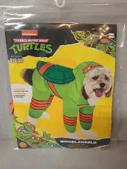 Nickelodeon Teenage Mutant Ninja Turtles Michelangelo Dog Pet Costume Suit Small