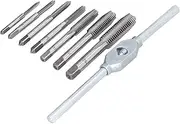 Tap Wrench Set, Anti Slip Hand Screw Thread Taps M3 M4 M5 M6 M8 M10 M12 for Home Use for Machine Car Repair