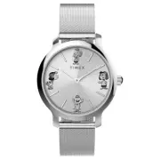 Timex Transcend x Peanuts Snoopy Sally Brown 31mm Silver Ladies Watch TW2W46000