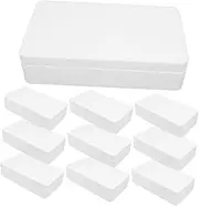 Homoyoyo 10pcs Boxes Mobile Phone Case Foam Box Small Film Clear Cases Tempered for Shipping Portable Packaging Boxes Mobile Phone Shell Boxes Packaging Foams Boxes Packing Boxes White