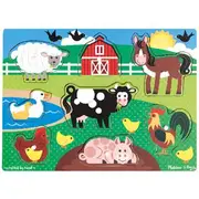 Melissa & Doug Farm Peg Puzzle