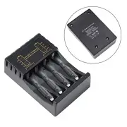 Convenient and Compact 4 Slot Battery Charger for AA AAA NICD NIMH Batteries