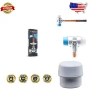 Simplex 3117.040 12oz Mallet Set with Extra Rubber Faces & Carpenter Tools